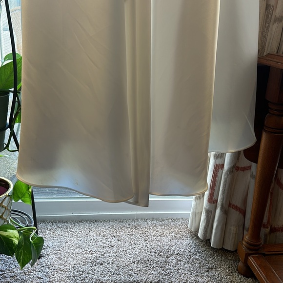 Betsy Adam white with pink flowers gown - Picture 8 of 13